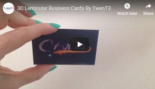 3D Lenticular Business Cards