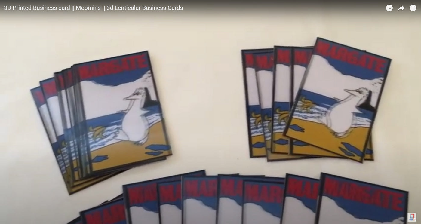 3D Business Cards - Moomins