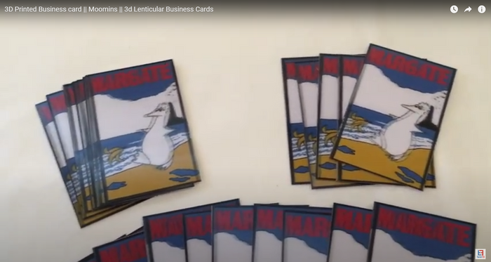 3D Business Cards - Moomins