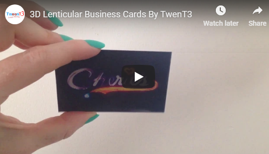 3D Lenticular Business Cards