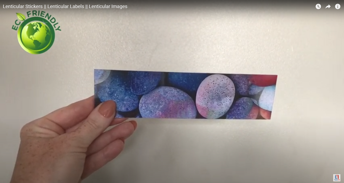3D Lenticular Stickers - Pebbles