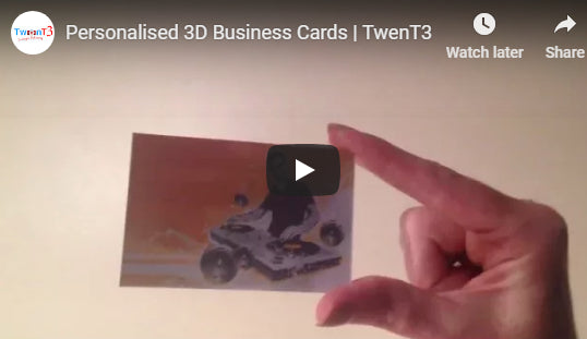 3D Personalised Business Cards