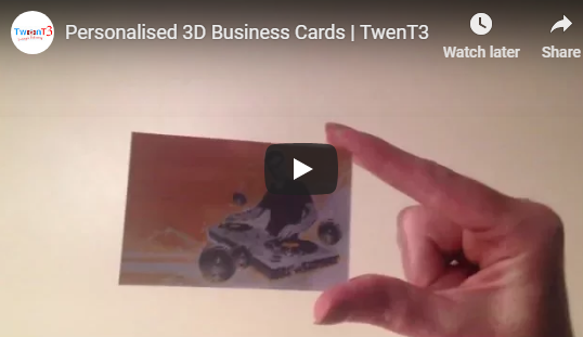 3D Personalised Business Cards