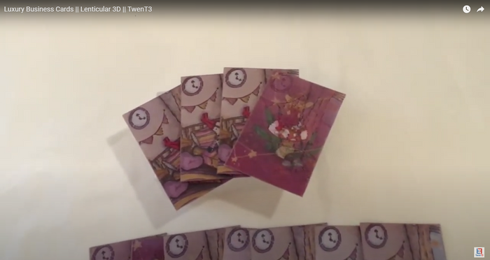 Lenticular Business Cards