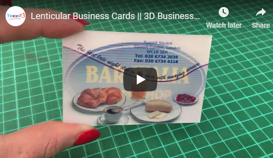 Lenticular Business Cards