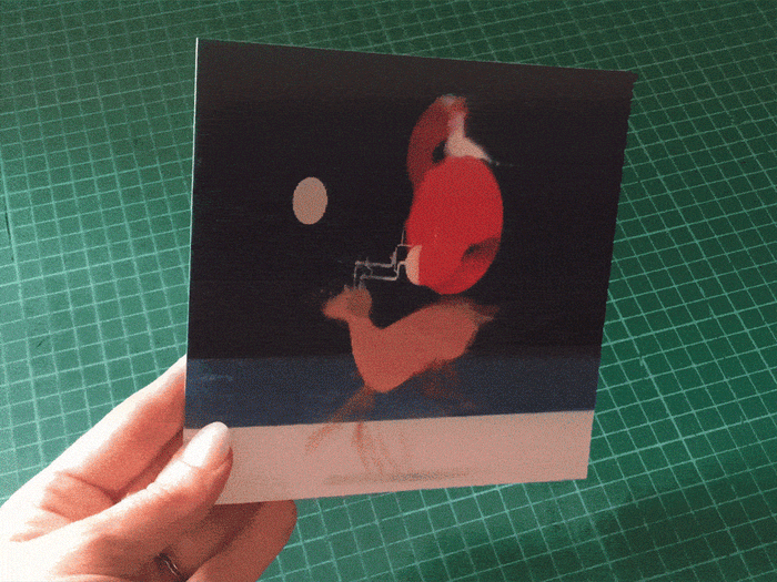 Lenticular Christmas Card