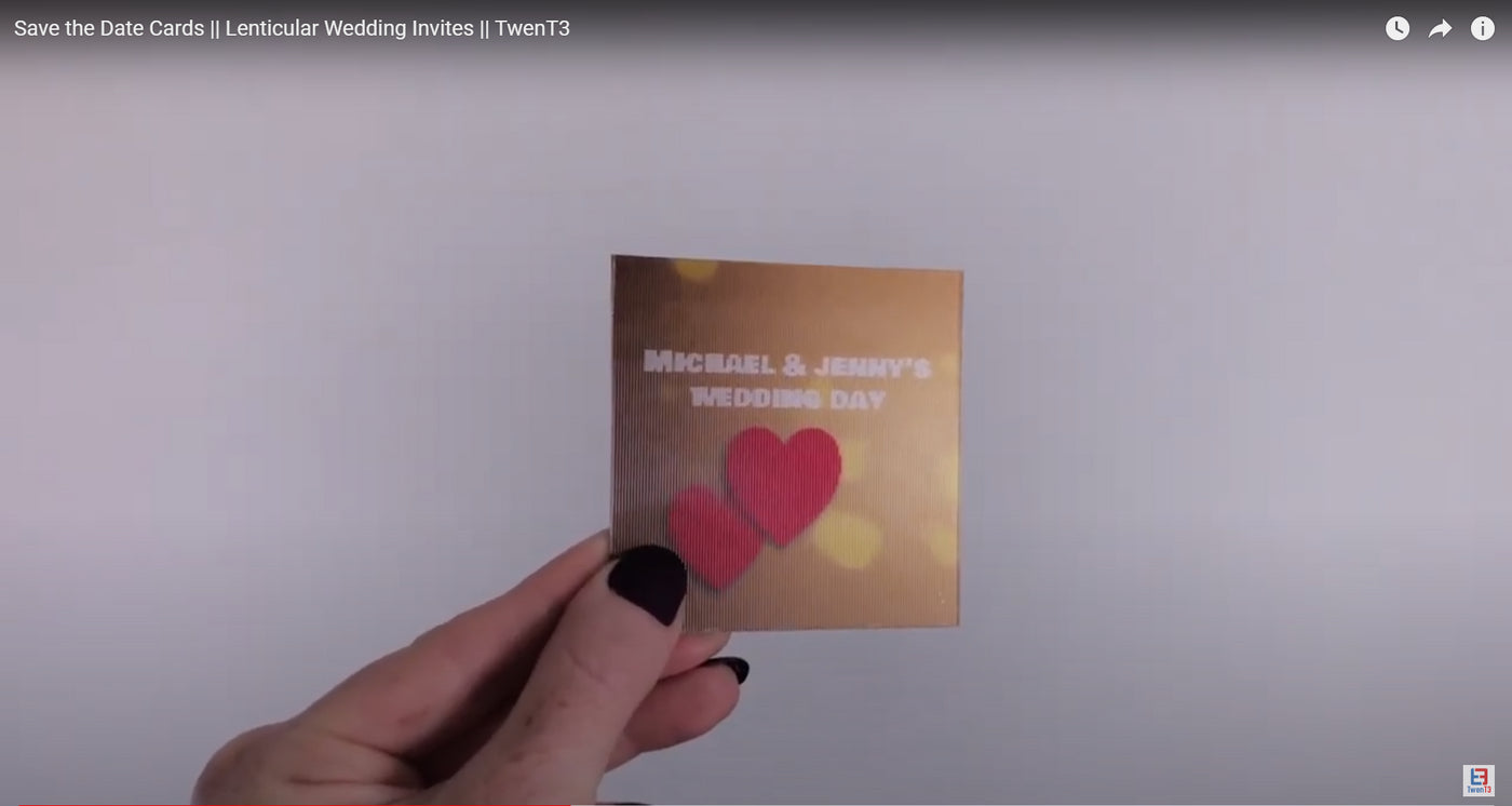 Save the date wedding invite