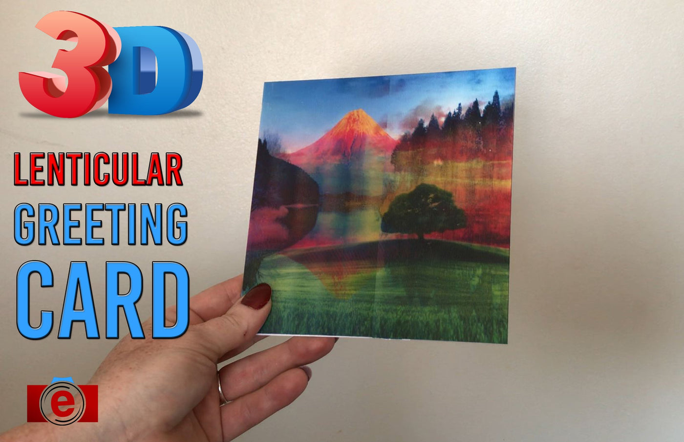 Lenticular Greeting Cards || Personalised 3D Lenticular Greeting Cards | TwenT3