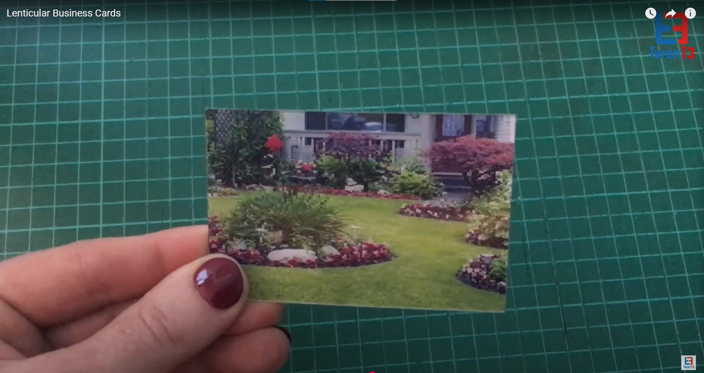 lenticular business card