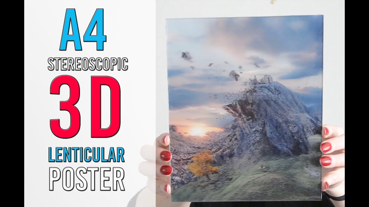 lenticular poster printing by TwenT3 UK, deep 3D posters