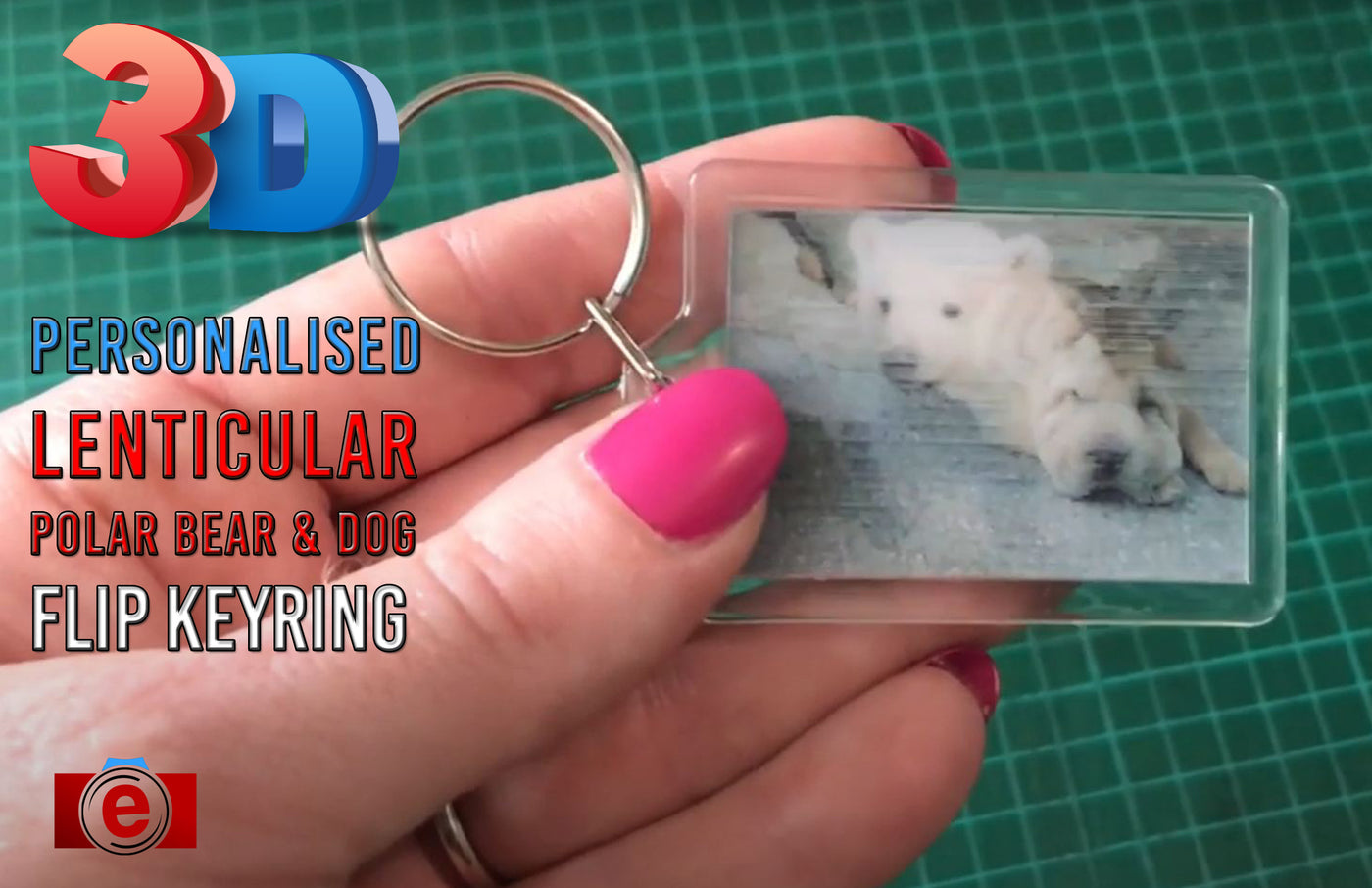 3D Lenticular Keyrings