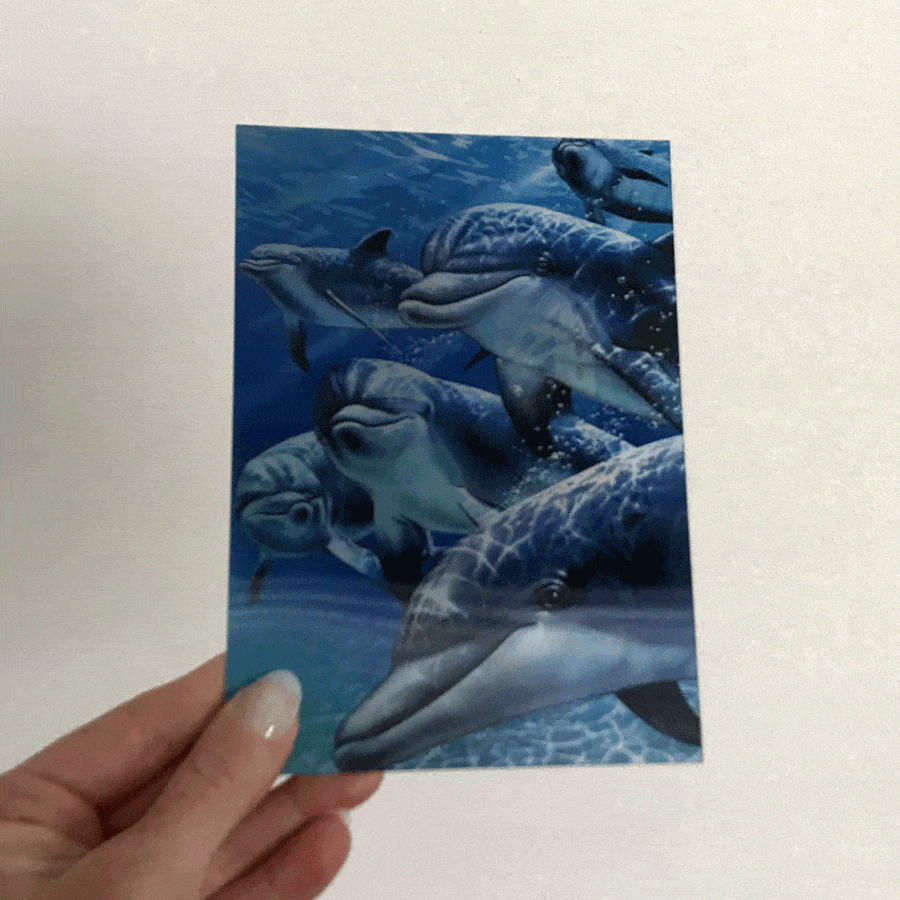 Lenticular Postcards gif