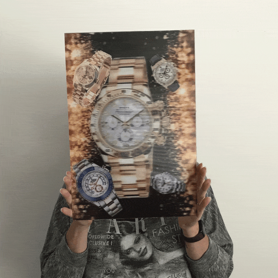 3D & Flip Lenticular Poster