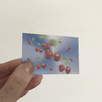 Layered 3D Lenticular Business Cards
